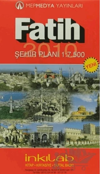 Fatih Şehir Planı – Harita – İnkılab Yayınları kitap kapağı