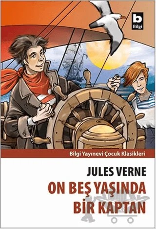 On Beş Yaşında Bir Kaptan – Jules Verne – Bilgi Yayınevi kitap kapağı