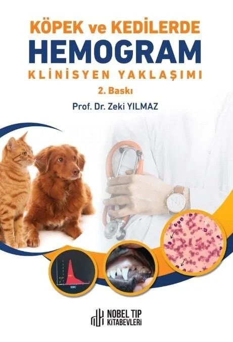 Köpek ve Kedilerde Hemogram Klinisyen Yaklaşımı – Nobel Tıp Kitabevleri kitap kapağı
