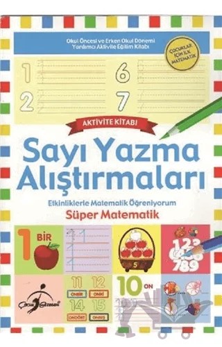 Sayı Yazma Alıştırmaları – Kolektif – Çocuk Gezegeni kitap kapağı