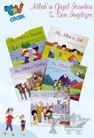 The Beautiful Names Of Allah (Allah’ın Güzel İsimleri 5. seri 5 Kitap) İngilizce – Nur Tok Yeğin – Türkiye Diyanet Vakfı Yayınları kitap kapağı