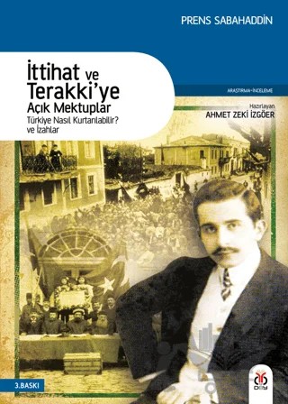 İttihat ve Terakkiye Açık Mektuplar – Prens Sabahaddin – DBY Yayınları kitap kapağı