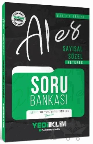 ALES Sayısal - Sözel Yetenek Soru Bankası – Kollektif – Yediiklim Yayınları kitap kapağı