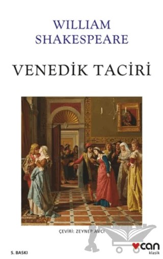 Venedik Taciri – William Shakespeare – Can Yayınları kitap kapağı
