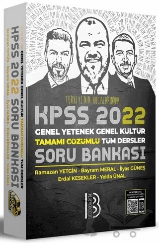 2022 KPSS Genel Yetenek Genel Kültür Soru Bankası Tek Kitap Çözümlü – Kolektif – Benim Hocam Yayınları kitap kapağı