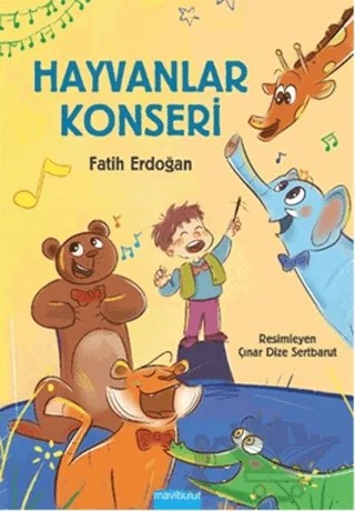 Hayvanlar Konseri – Fatih Erdoğan – Mavibulut Yayınları kitap kapağı