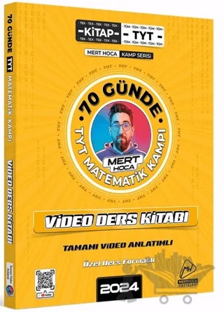 2024 70 Günde TYT Matematik Kampı Video Ders Kitabı Mert Hoca – Mert Hoca – Mert Hoca Yayınları kitap kapağı