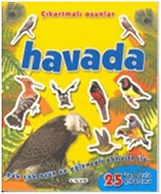 Çıkartmalı Oyunlar - Havada – Kolektif – Çiçek Yayıncılık kitap kapağı