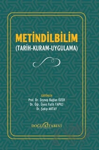 Metindilbilim – Fatih Yapıcı, Şekip Aktay, Zeynep Bağlan Özer – Doğu Kitabevi kitap kapağı