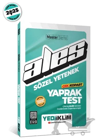 2025 ALES Sözel Yetenek Çek Kopart Yaprak Test – Kolektif – Yediiklim Yayınları kitap kapağı