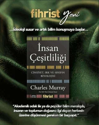 İnsan Çeşitliliği – Charles Murray – Fihrist Kitap kitap kapağı