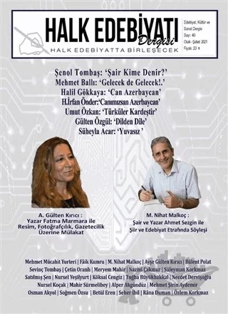 Halk Edebiyatı Dergisi Sayı: 40 Ocak-Şubat 2021 – Halk Edebiyatı Dergisi Yayınları kitap kapağı