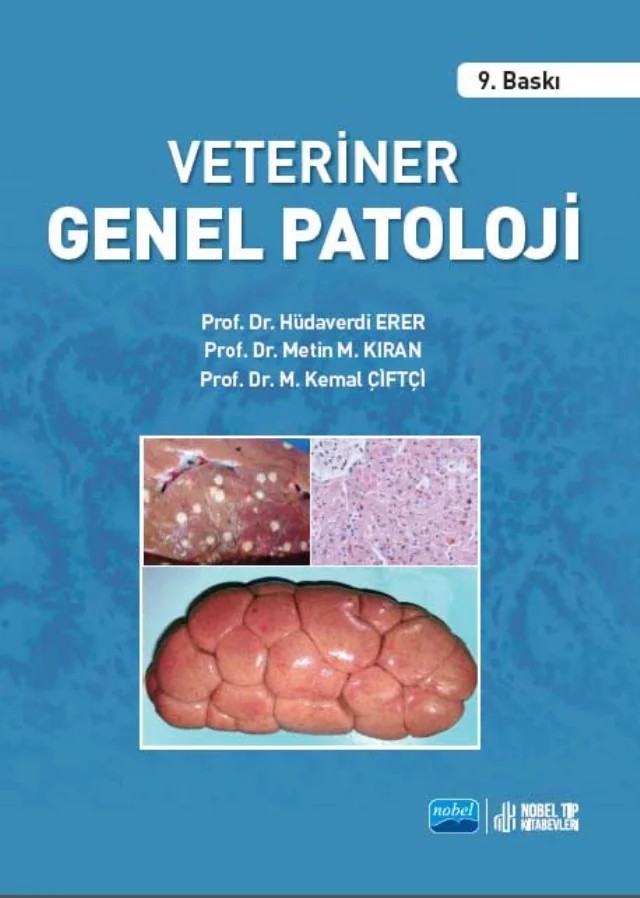 Veteriner Genel Patoloji – M. Kemal Çiftçi, Hüdaverdi Erer, M. Metin Kıran – Atlas Yayınevi kitap kapağı