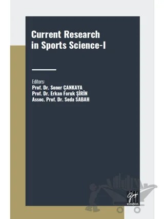 Current Research in Sports Science - I – Kolektif – Gazi Kitabevi kitap kapağı