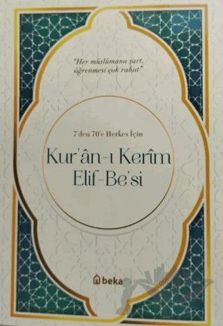 Kuranı Kerim Elif-Be'si – Musa Güven – Beka Yayınları kitap kapağı