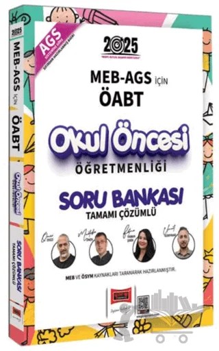 Yargı Yayınları 2025 MEB AGS İçin ÖABT Okul Öncesi Öğretmenliği Tamamı Çözümlü Soru Bankası – Kollektif – Yargı Yayınevi kitap kapağı