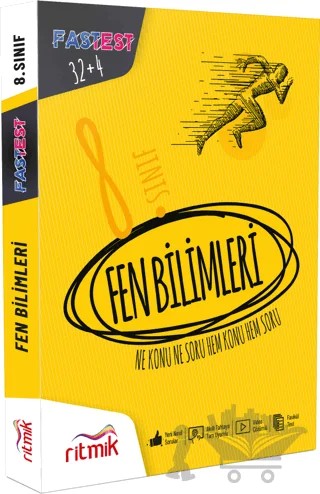 8. Sınıf Fastest Fen Bilimleri Konu Anlatımlı Soru Bankası – Kolektif – Ritmik Yayınları kitap kapağı