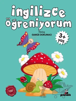 3 Yaş İngilizce Öğreniyorum – Gamze Dokumacı – Beyaz Panda Yayınları kitap kapağı