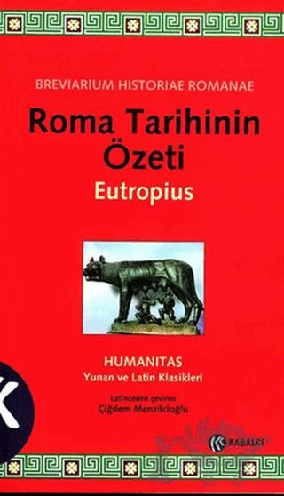 Roma Tarihinin Özeti – Eutropius – Kabalcı Yayınevi kitap kapağı