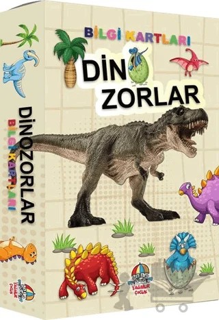 Dinozorlar - Bilgi Kartları – Kolektif – Yağmur Çocuk kitap kapağı