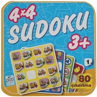 4x4 Sudoku 1 – Kolektif – Pötikare Yayıncılık kitap kapağı
