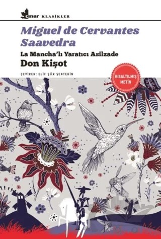 Don Kişot – Miguel de Cervantes Saavedra – Çınar Yayınları kitap kapağı