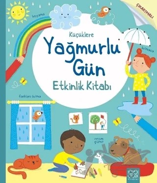 Küçüklere Yağmurlu Gün Etkinlik Kitabı – Rebecca Gilpin – 1001 Çiçek Kitaplar kitap kapağı