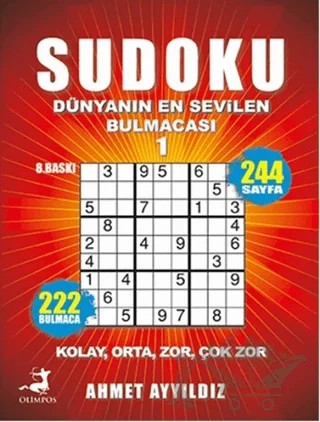 Sudoku – Kolektif – Olimpos Yayınları kitap kapağı