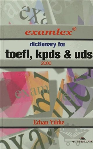 Dictionary For Toefl, Kpds & Uds – Erhan Yıldız – Alternatif Düşünce Yayınları kitap kapağı