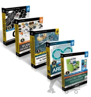 Arduino Eğitim Seti 3 (5 Kitap Takım) – Kolektif – Kodlab Yayın Dağıtım kitap kapağı