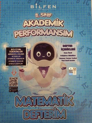8. Sınıf Matematik Akademik Performansım Defterim – Kolektif – Bilfen Yayıncılık kitap kapağı