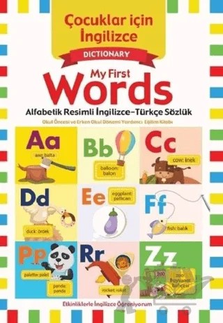 Çocuklar İçin İngilizce - My First Words – Kolektif – Koloni Çocuk kitap kapağı