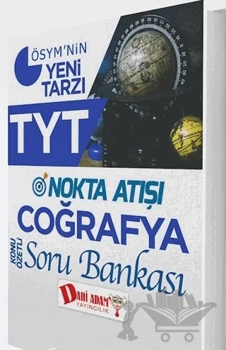 TYT Nokta Atışı Coğrafya Soru Bankası – Kolektif – Dahi Adam Yayıncılık kitap kapağı