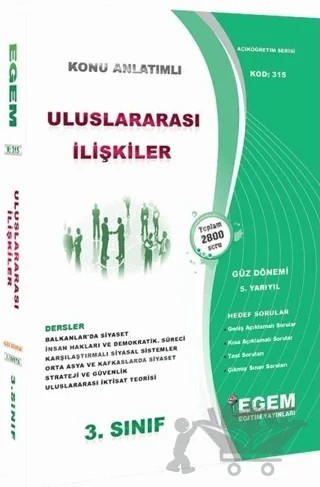 3. Sınıf 5. Yarıyıl Uluslararası İlişkiler Konu Anlatımlı Soru Bankası (Kod 315) – Kolektif – Egem Eğitim Yayınları kitap kapağı
