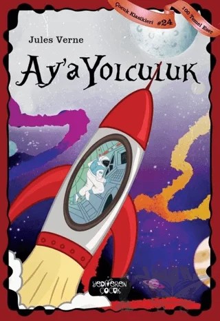 Ay'a Yolculuk – Jules Verne – Yediveren Çocuk kitap kapağı