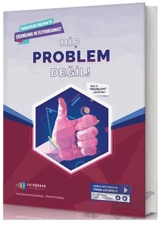 Hiç Problem Değil – Ahmet Karakoç, Halil İbrahim Küçükkaya – Antrenmanlarla Matematik Yayıncılık kitap kapağı