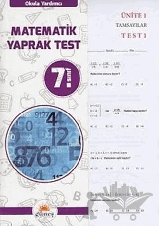 7. Sınıf Okula Yardımcı Matematik Yaprak Test – Kolektif – Güneş Yayın Dağıtım kitap kapağı