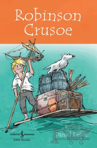 Robinson Crusoe – Daniel Defoe – İş Bankası Kültür Yayınları kitap kapağı