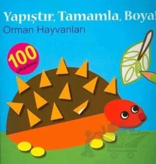 Yapıştır Tamamla Boya Orman Hayvanları – Kolektif – Doğan Egmont Yayıncılık kitap kapağı