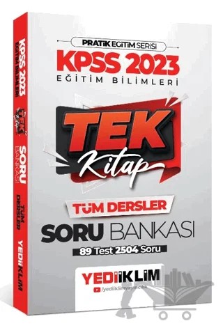 2023 KPSS Pratik Eğitim Serisi Eğitim Bilimleri Tek Kitap Soru Bankası – Kolektif – Yediiklim Yayınları kitap kapağı