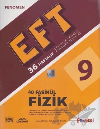 9. Sınıf Fizik Etkinlik Temelli Fenomen Testleri 40 Fasikül – Metin Çengel, Sabahat Candemir – Fenomen Yayınları kitap kapağı