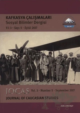 Kafkasya Çalışmaları Sosyal Bilimler Dergisi Yıl:3 Sayı:5 Eylül 2017 – Kafkasya Dergisi kitap kapağı