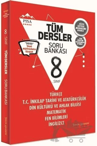 8. Sınıf Tüm Dersler Soru Bankası – Kolektif – Tercih Akademi Yayınları kitap kapağı