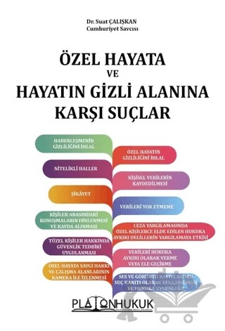 Özel Hayata Ve Hayatın Gizli Alanına Karşı Suçlar – Suat Çalışkan – Platon Hukuk kitap kapağı