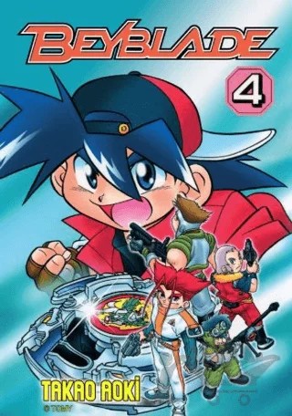 Beyblade Cilt 4 – Takao Aoki – Komikşeyler Yayıncılık kitap kapağı