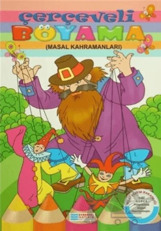 Çerçeveli Boyama - Masal Kahramanları – Kolektif – Evrensel İletişim Yayınları kitap kapağı