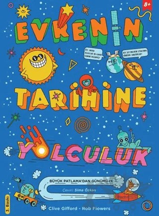 Evrenin Tarihine Yolculuk – Clive Gifford, Rob Flowers – Orenda kitap kapağı