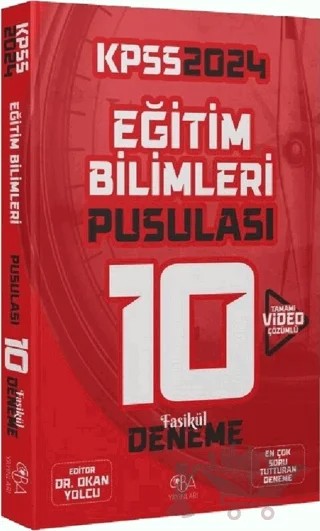 2024 KPSS Eğitim Bilimleri 10 Deneme Video Çözümlü – Kolektif – CBA Akademi kitap kapağı