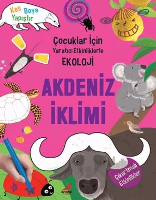 Akdeniz İklimi - Çocuklar İçin Yaratıcı Etkinliklerle Ekoloji – Kim Hye Young – Erdem Çocuk kitap kapağı
