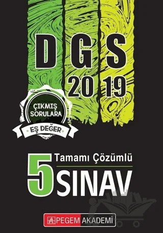 DGS Çıkmış Sorulara Eş Değer Tamamı Çözümlü 5 Sınav – Kolektif – Pegem Akademi Yayıncılık kitap kapağı